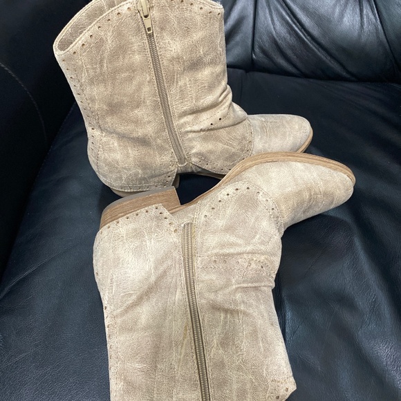 Very G don boots womens ankle boots zip up side heeled pointed toe boots 8.5 - Picture 7 of 12